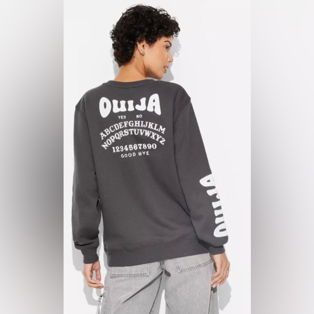 NEW‎ OUIJA Gray Women's Sweatshirt